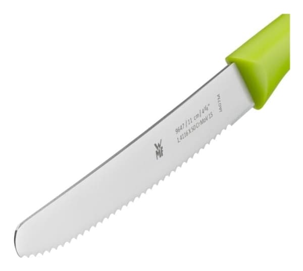 WMF 3201007284, Kniv sett, Rustfritt stål, Rustfritt stål, Flerfarget, Ergonomisk, 11 cm