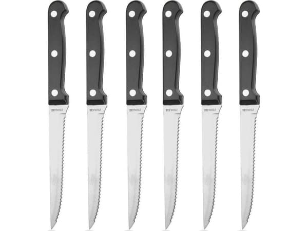Carrefour 8711295374074, Steik kniv, 6 stykker