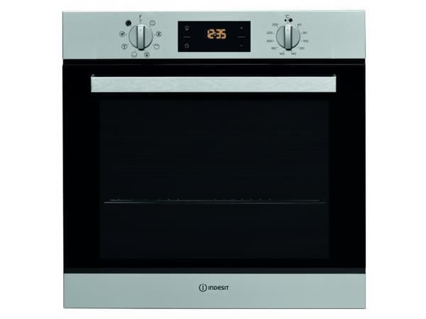 Indesit IFW 6544 IX, Elektrisk ovn, 71 l, 2200 W, Rustfritt stål, Rotasjon, Rustfritt stål