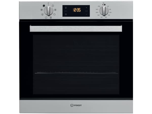 Indesit IFW 6544 IX, Elektrisk ovn, 71 l, 2200 W, Rustfritt stål, Rotasjon, Rustfritt stål Rustfritt stål