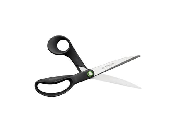 Fiskars 1074546, Voksen, Rett kutt, Single/enkelt, Sort, Rustfritt stål, Rustfritt stål, Universell