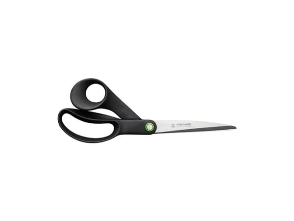 Fiskars 1074546, Aikuinen, Suora leikkaus, Yksi, Musta, Ruostumaton teräs, Ruostumaton teräs, Universal