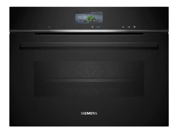 Siemens iQ700 CS736G1B1 - Ovn - med dampfunksjon - innebygd - Wi-Fi - fordypning - bredde: 56 cm - dybde: 55 cm - høyde: 45 cm - med selvrens - Klass
