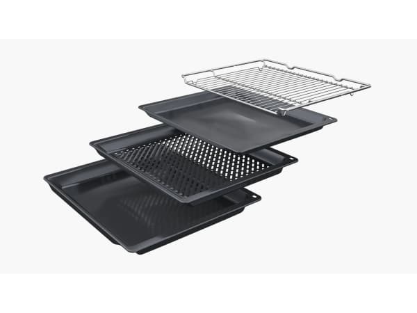Siemens iQ300 HR532GBS3, Medium, elektrisk ovn, 71 L, 3600 W, 71 L, 30 - 275 °C