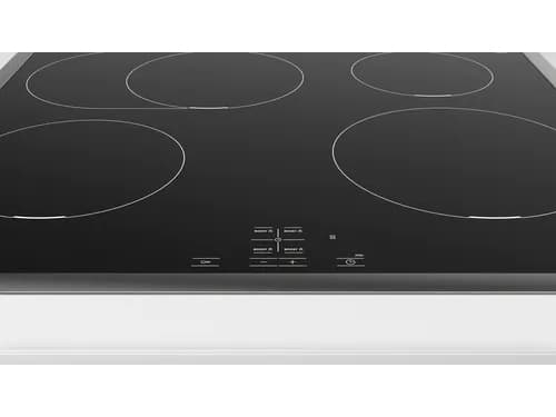 Bosch HEG578BB4 + NIF645CB5E, Vyöhyke-induktioliesi, 4 vyöhykettä, Keraaminen, Musta, Kosketus, 58,3 cm