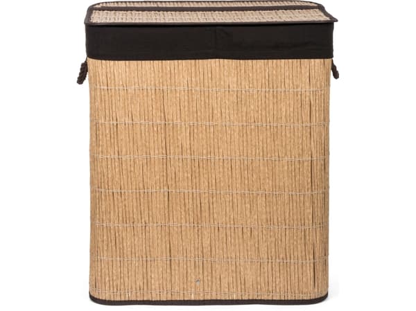 Laundry box with divider G21 63555166, 105l, rattan