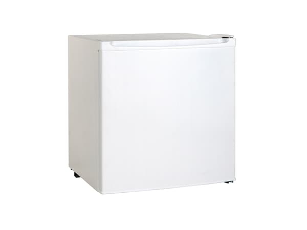 Scandomestic SFS56WE - Frys - upprätt - bredd: 47.9 cm - djup: 44.7 cm - höjd: 52.2 cm - 38 liter - Klass E - vit