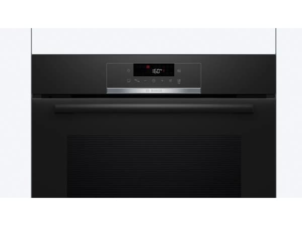 Bosch Serie | 4 HBA571BB3 - Uuni - sisäänrakennettu - markkinarako - leveys: 56 cm - syvyys: 55 cm - korkeus: 58,5 cm - itsepuhdistuva - luokka A+ -
