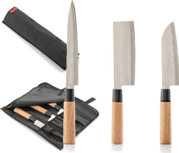 InnovaGoods japanske kniver med deksel 3 stk InnovaGoods V0103200