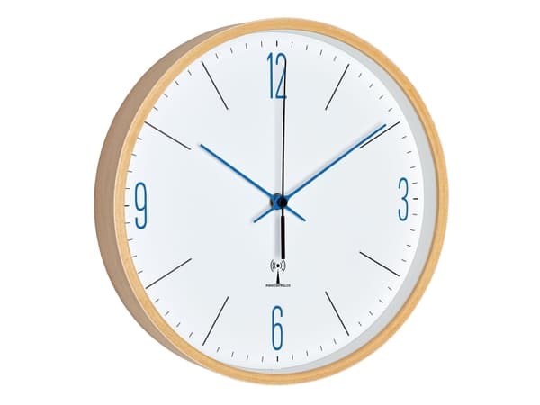 TFA-Dostmann 60.3524.06, Vegg, Rund, Blå, Brun, Hvit, Tre, Glass, Barn og voksne