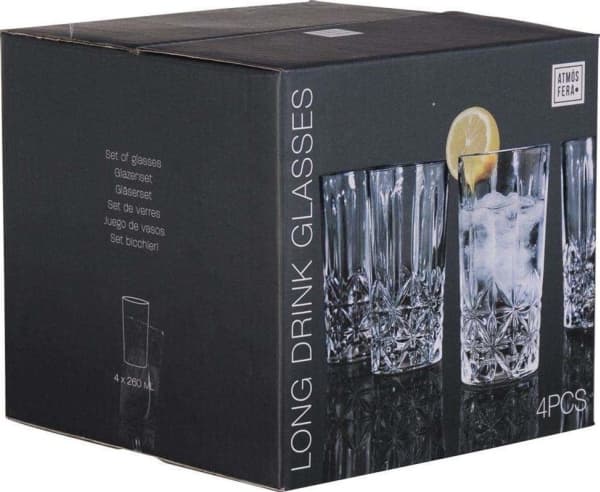 Excellent Houseware Atmos Fera stiklinės, 4 vnt. () - 29453705