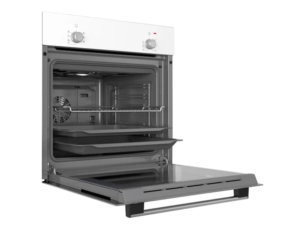 Bosch Oven | HBF010BV1S | 66 L | Electric | Manual | Control knob | Height 59.5 cm | Width 59.4 cm | White Valkoinen