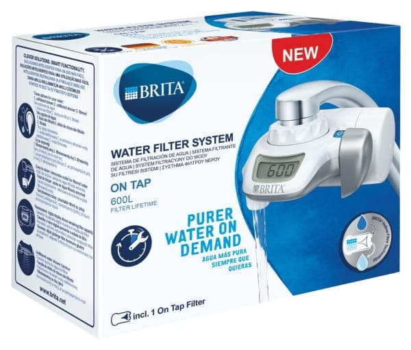 Brita 1.2023.0413, Vannkran, 600 l, Sølv, Hvit