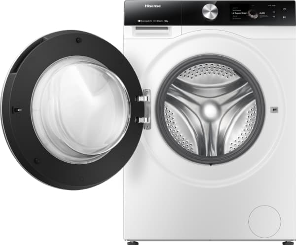 Hisense WF7S1247BW, frontlast, 12 kg, B, 70 dB, 1400 rpm, A