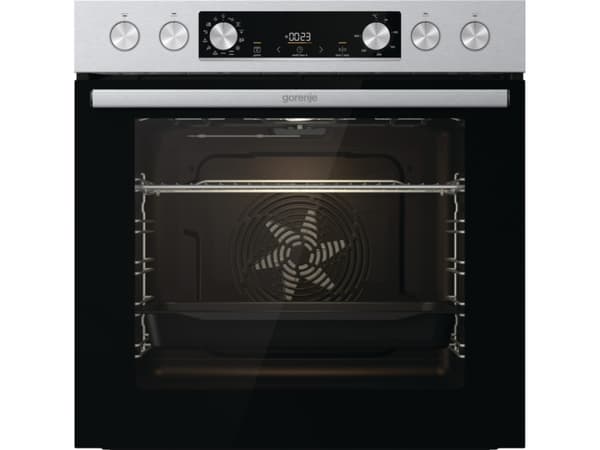 Gorenje BC6737E02X, Large, Electric, 77 L, 300 °C, Built-in, Stainless steel Ruostumaton teräs