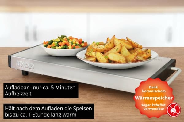 Unold Elena, 1100 W, 220 - 240 V, 50/60 hz, Type E/F (CEE 7/7), Svart, Rostfritt stål, 1 m