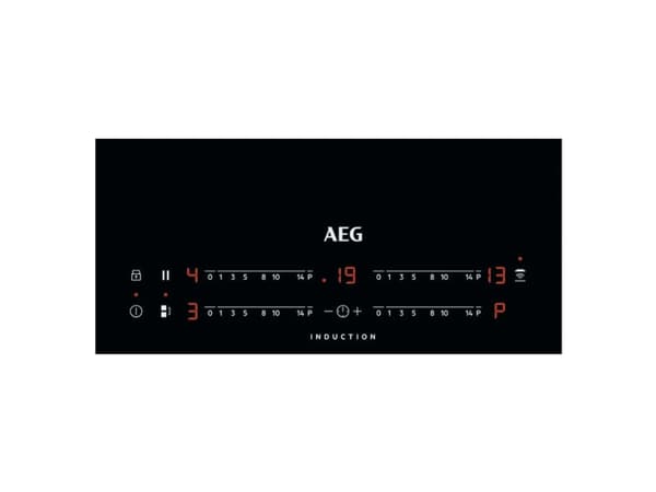 AEG IAE84421XB, Black, Built-in, 80 cm, Zone induction hob, Glass, 4 zone(s)