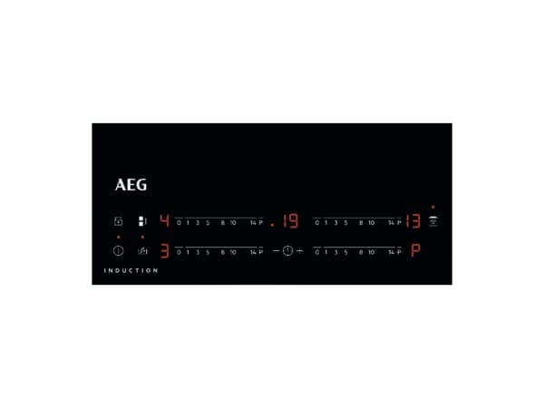 AEG IAE84421XB, Black, Built-in, 80 cm, Zone induction hob, Glass, 4 zone(s)