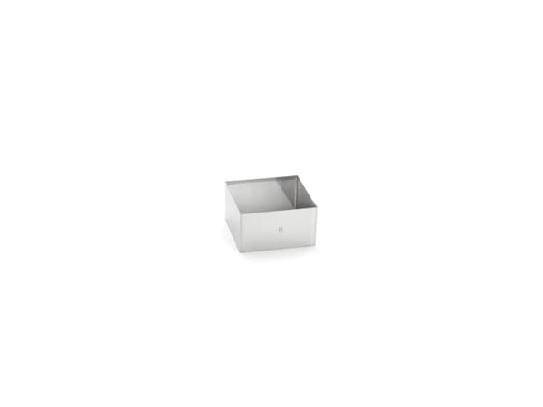 de Buyer 3906.08, Kakform, Torg, Rostfritt stål, Rostfritt stål, 80 mm, 80 mm