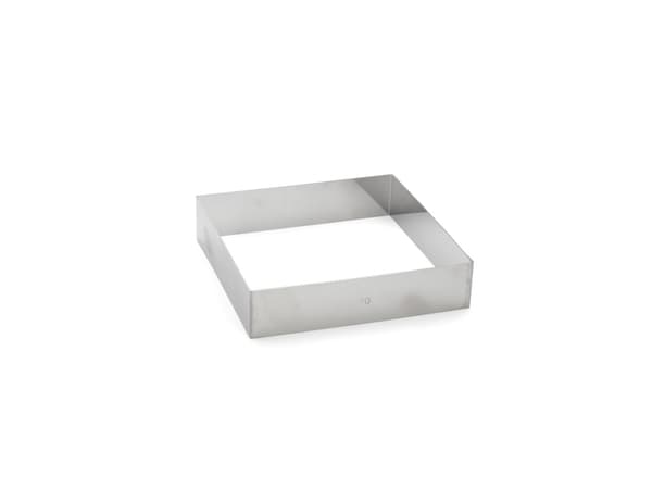 de Buyer 3906.20, Kakeform, firkant, Rustfritt stål, Rustfritt stål, 200 mm, 200 mm