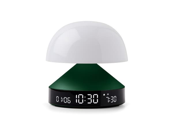 LEXON Mina Sunrise, Digital vekkerklokke, Rund, Grønn, LCD, Batteri, 5 V