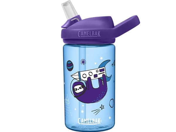 CamelBak eddy+, 400 ml, Päivittäinen käyttö, Sininen, Purppura, Valkoinen, Tritan, Sloths In Space, Lapset