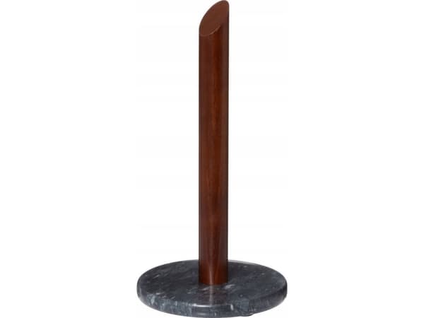 Pappershanddukshållare, marmor och akacia, 30 cm
