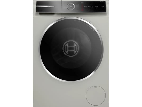 Bosch WGB2560X1 serie 8 frontmatet vaskemaskin, 10 kg, 1600 o/min. sølv-inox Sølv