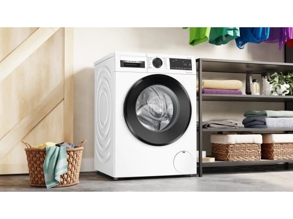 Bosch Serie 6 WGG234070, Edestä täytettävä, 8 kg, B, 69 dB, 1400 RPM, B