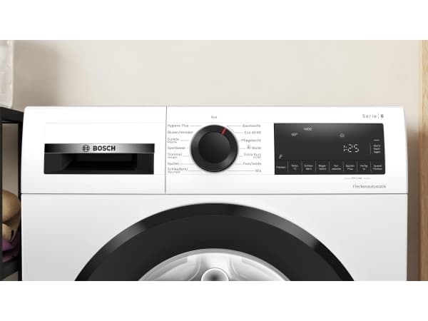 Bosch Serie 6 WGG234070, Edestä täytettävä, 8 kg, B, 69 dB, 1400 RPM, B