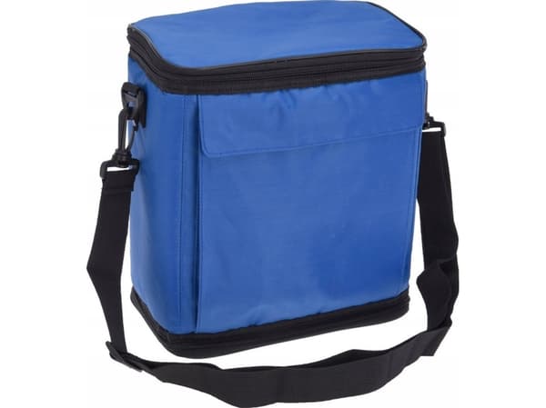 Utmerket Houseware Thermal bag med kjølende gel, for 12 bokser, marineblå og svart