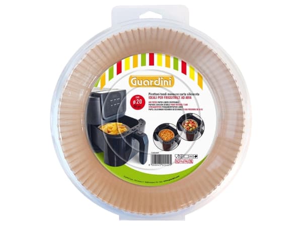 Guardini Set Of 50 Round Paper Mould 20Cm Air Fry