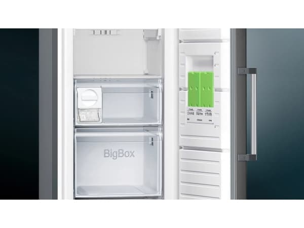Siemens iQ300 GS36NGXEV, 242 L, 18 kg/24t, SN-T, Frostfritt system, E, Svart