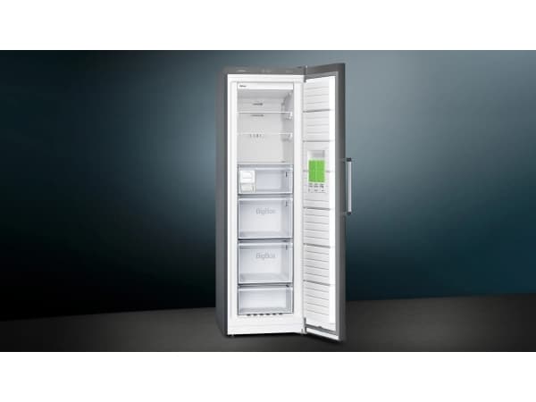 Siemens iQ300 GS36NGXEV, 242 L, 18 kg/24t, SN-T, Frostfritt system, E, Svart
