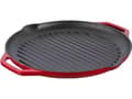 Miniatyrbild 2 av 3: GRAND FEU cast iron frying pan, enameled, ribbed, red color