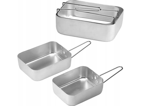 SET MED STEKEBLOMSTER AV TURISTKOKKEKARE 2-DELS BRUNBESTE BB-2421