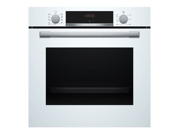 Bosch Serie | 4 HBA534BW3 - Ugn - inbyggd - fördjupning - bredd: 56 cm - djup: 55 cm - höjd: 58.5 cm - med självrengöring - Klass A+ - vit Vit
