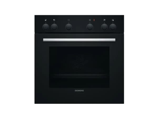 Siemens iQ100 HE010FBA0, Medium, Elektrisk ovn, 66 l, 11100 W, 66 l, 50 - 270 °C Sort
