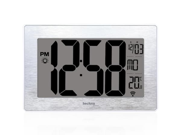 Technoline DCF-77, LR06, 1,5 V, Rostfritt stål, 212 mm, 32 mm, 140 mm