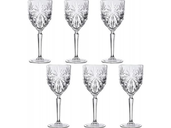 Crystal wine glasses RCR OASIS, 230 ml, 6 pcs.