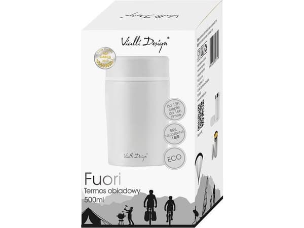Vialli Design Termos obiadowy Fuori 0,5 l Biały