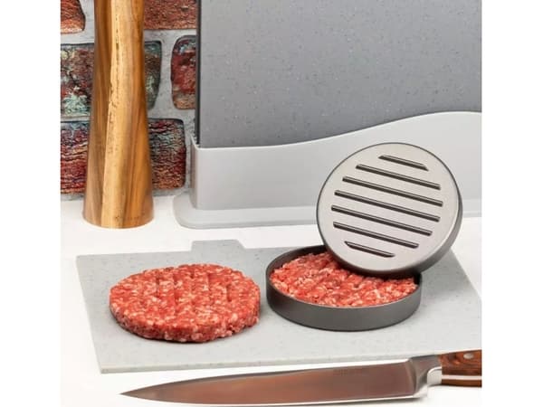 KingHoff Hamburger kjøttpresse, juicepresse 12 cm KINGHoff KH 1740
