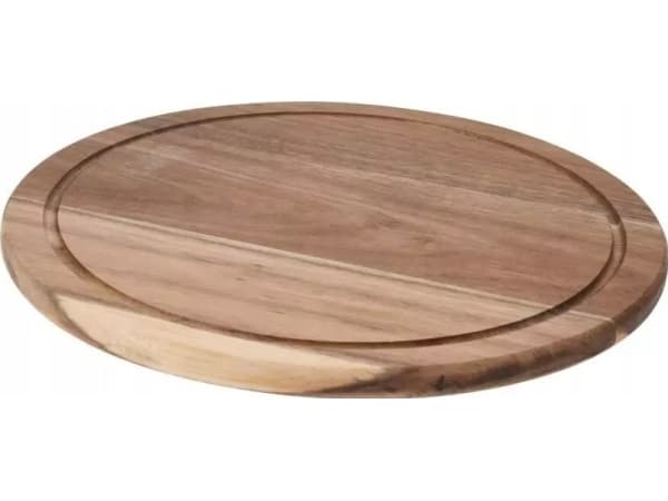 Deska do krojenia Excellent Houseware Deska do krojenia drewniana akacja, okrągła, Ø 30 cm