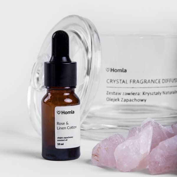 Tuoksusetti | SERENITY | Ruusu & pellava Puuvilla | 210G + 10ml | 719295