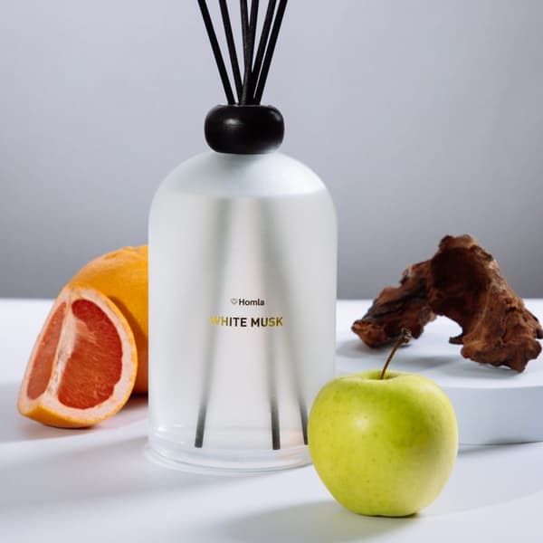 Tuoksu diffuusori | GLOW | Valkoinen myski | 1000 ml | 740169