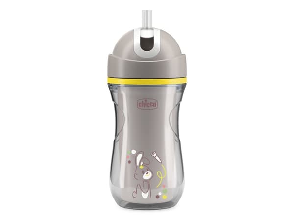 Chicco 00006991350000, Single, 0,266 l, Grå, Plast, Silikon, Bägare, Universal