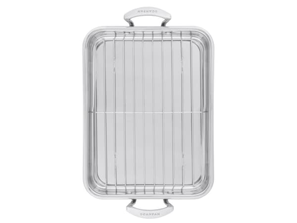 Scanpan 42x26 cm stekpanna med galler - Impact