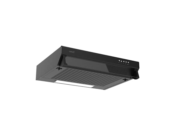 CATA FK SLIM 6000 BK - Kåpa - standard - bredd: 60 cm - djup: 47 cm - utsug och återcirkulering (med extra återcirkuleringssats)