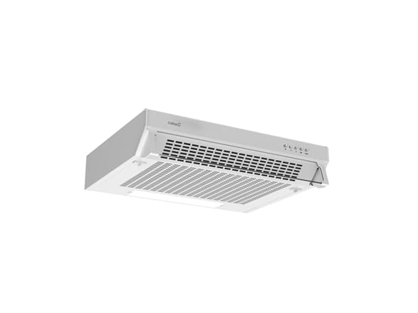 CATA FK SLIM 6000 WH - Kåpa - standard - bredd: 60 cm - djup: 47 cm - utsug och återcirkulering (med extra återcirkuleringssats) - vit