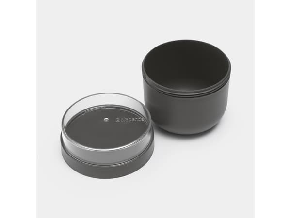 Brabantia Make & Take, Lunsjbeholder, Voksen, Grå, Plast, Monokromatisk, Rund